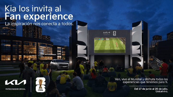 Kia Fan Experience: la apuesta del patrocinador oficial de la FIFA World Cup 2026 que une fútbol, carros y experiencias