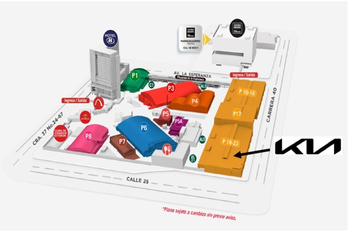 ¡Visítanos! Estaremos ubicados en el Gran Salón de Corferias (18-23), stand 2812 