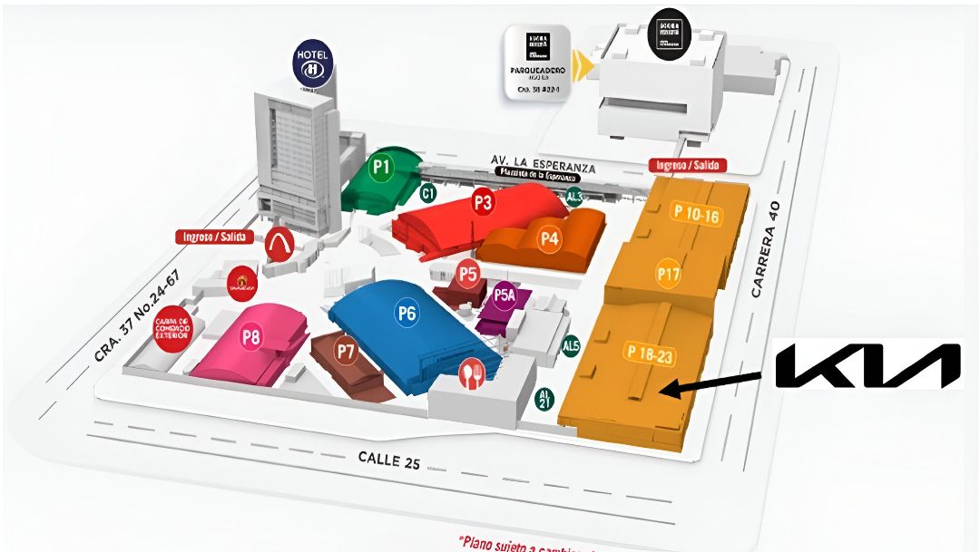 ¡Visítanos! Estaremos ubicados en el Gran Salón de Corferias Gran Salón | Pabellón 18 al 23 | Nivel 1 | Stand 2812